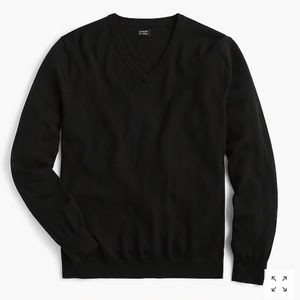 NEW J. Crew Men’s Merino Wool V-Neck Sweater